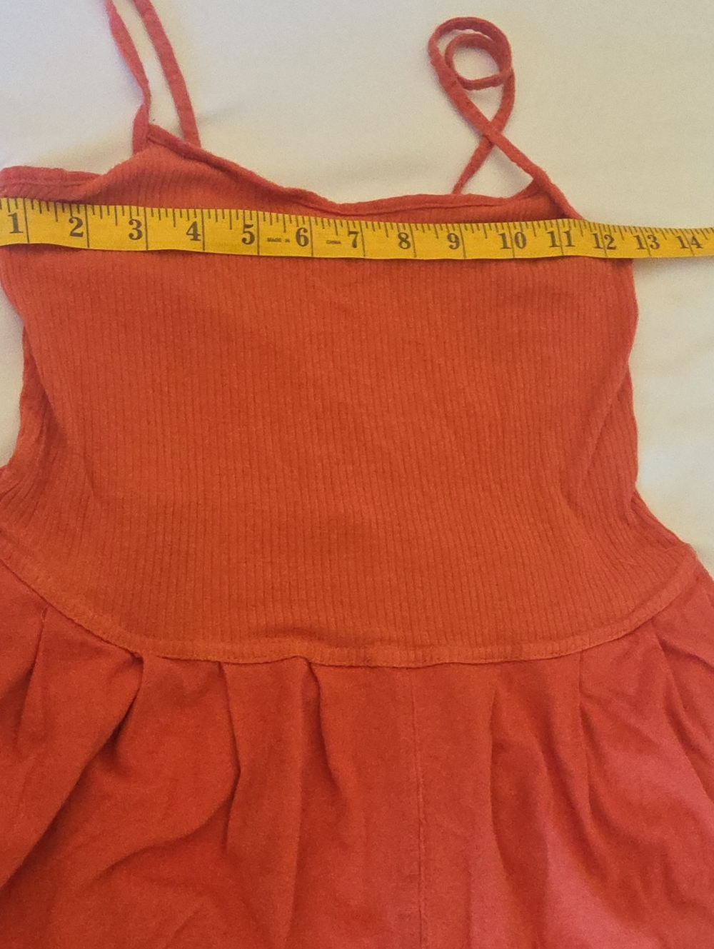 Free People Women's Orange Westside Onesie - Picture 4 of 6